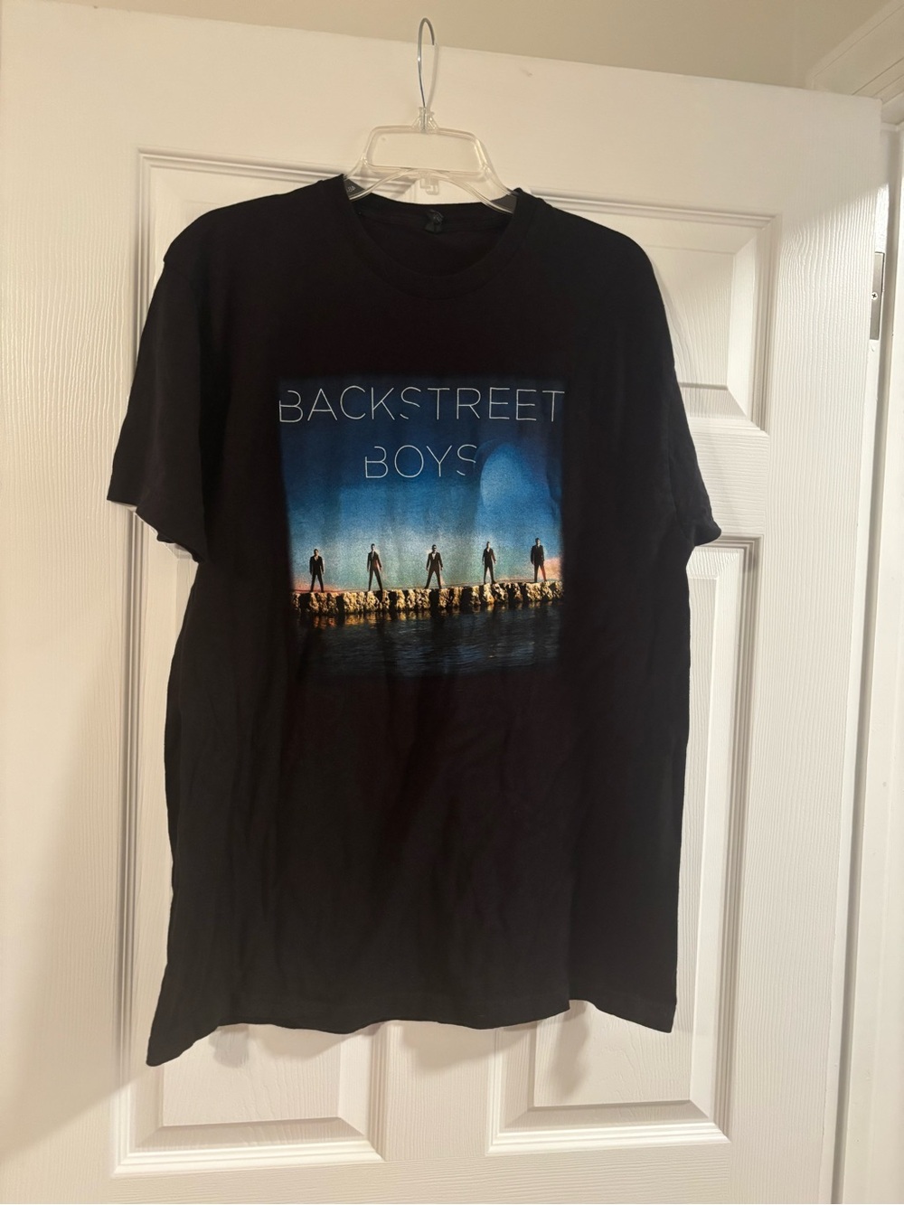 Backstreet Boys Black Graphic Short-Sleeve Tee